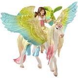 Schleich BAYALA Fairy Surah with glitter Pegasus, Spil figur 5 År, Flerfarvet, 1 stk