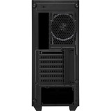 Sharkoon RGB LIT 200 Midi Tower Sort, Towerkabinet Sort, Midi Tower, PC, Sort, ATX, micro ATX, Mini-ITX, Blå, Grøn, Rød, Kabinet faner, Front