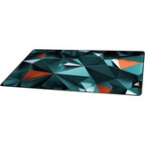 Sharkoon SKILLER SGP30 XXL D1, Gaming Mus pad graugrün/Rød