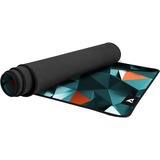 Sharkoon SKILLER SGP30 XXL D1, Gaming Mus pad graugrün/Rød