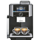 Siemens TI955F09DE kaffemaskine Fuld-auto Kombi kaffemaskine 2,3 L, Kaffe/Espresso Automat Sort/rustfrit stål, Kombi kaffemaskine, 2,3 L, Malet kaffe, Indbygget kværn, 1500 W, Sort, Sølv