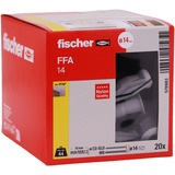 fischer Porøsbetonpløk FFA 14, Dyvel Lys grå