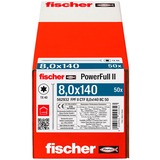 fischer Træskrue PowerFull II 8,0x140 forsænket TX VG 