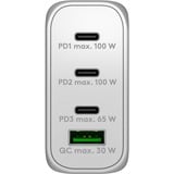 goobay USB-C PD multiport hurtigoplader 100 watt Hvid