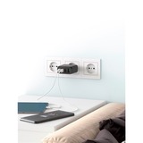 goobay USB-C multiport hurtigoplader, PD, GaN, 68 watt Sort