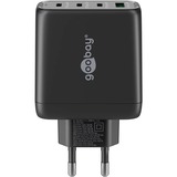 goobay USB-C multiport hurtigoplader, PD, GaN, 68 watt Sort