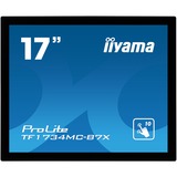 iiyama ProLite TF1734MC-B7X computerskærm 43,2 cm (17") 1280 x 1024 pixel SXGA LED Berøringsskærm Sort, LED-skærm Sort, 43,2 cm (17"), 1280 x 1024 pixel, SXGA, LED, 5 ms, Sort