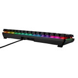 ASUS ROG Falchion tastatur RF trådløs + USB QWERTZ Tysk Sort, Gaming-tastatur Sort, DE-layout, Cherry MX RGB Red , 65%, RF trådløs + USB, Mekanisk, QWERTZ, RGB LED, Sort