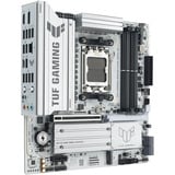 ASUS TUF GAMING B850M-PLUS WIFI7 W AMD B850 Sokkel AM5 micro ATX, Bundkort AMD, Sokkel AM5, AMD Ryzen 7000 Series, AMD Ryzen 8000 Series, AMD Ryzen 9000 Series, Sokkel AM5, DDR5-SDRAM, 256 GB