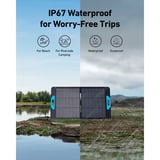 Anker SOLIX PS100 solpanel 100 W Monokrystallinsk silicium, Solar panel 100 W, Monokrystallinsk silicium, Jord, Sort, Blå, 30 - 80°, 23%