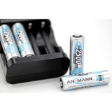 Ansmann 5035432 husholdningsbatteri AA Nikkel-Metalhydrid (NiMH) Sølv, AA, Nikkel-Metalhydrid (NiMH), 1,2 V, 2500 mAh, 14,5 x 14,5 x 50,5 mm