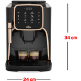 Arzum OK0030-0400, Kaffe/Espresso Automat Sort/Bronze