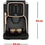 Arzum Okka Espresso Pro, Kaffe/Espresso Automat Sort/Bronze