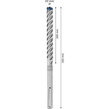 Bosch Expert SDS Max-8X Hammer drill bit 1 stk, Boremaskine Borehammer, Hammer drill bit, 2,2 cm, 320 mm, Beton, Sten, 20 cm