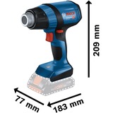 Bosch GHG 18V-50 Varmluftspistol 175 l/min 500 °C Sort, Blå, Varm luft blæser Blå/Sort, Varmluftspistol, Sort, Blå, 175 l/min, 500 °C, 300 °C, 6 sek./side
