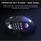 Corsair Scimitar Elite Wireless SE MMO, Gaming mus Rødgods