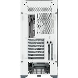 Corsair iCUE 5000X RGB Midi Tower Hvid, Towerkabinet Hvid, Midi Tower, PC, Hvid, ATX, EATX, ITX, Plast, Stål, Hærdet glas, Spil