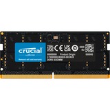 Crucial CT8G48C40S5 hukommelsesmodul 8 GB 1 x 8 GB DDR5 4800 Mhz Sort, 8 GB, 1 x 8 GB, DDR5, 4800 Mhz, 262-pin SO-DIMM