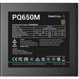 DeepCool PQ650M enhed til strømforsyning 650 W 20+4 pin ATX ATX Sort, PC strømforsyning Sort, 650 W, 100 - 240 V, 50/60 Hz, 4.5 - 9 A, 100 W, 648 W