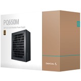 DeepCool PQ650M enhed til strømforsyning 650 W 20+4 pin ATX ATX Sort, PC strømforsyning Sort, 650 W, 100 - 240 V, 50/60 Hz, 4.5 - 9 A, 100 W, 648 W