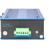 Digitus 8-port Gigabit Ethernet, Switch Blå