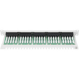 Digitus CAT 3 ISDN patchpanel, uskærmet, 50 porte, Patch Panel grå