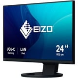 EIZO FlexScan EV2490-BK computerskærm 60,5 cm (23.8") 1920 x 1080 pixel Fuld HD LCD Sort, LED-skærm Sort, 60,5 cm (23.8"), 1920 x 1080 pixel, Fuld HD, LCD, 5 ms, Sort
