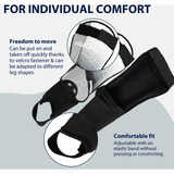 HUDORA Skinnebeskyttere med ankelbeskyttelse, Protektor grå