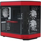 HYTE CS-HYTE-Y60-BR, Towerkabinet Rød/Sort