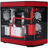 HYTE CS-HYTE-Y60-BR, Towerkabinet Rød/Sort