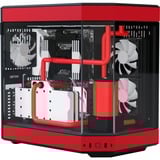 HYTE CS-HYTE-Y60-BR, Towerkabinet Rød/Sort