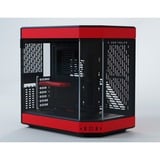 HYTE CS-HYTE-Y60-BR, Towerkabinet Rød/Sort