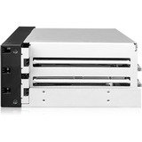 Icy Dock MB901SPR-B computeretui del Universel HDD bur, Indramning Sort/Sølv, Universel, HDD bur, Metal, Plast, Sort, Sølv, 2.5,3.5", CE, RoHS, REACH
