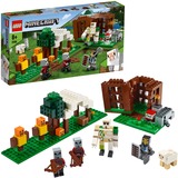 LEGO Minecraft The Pillager Outpost 21159, Bygge legetøj Byggesæt, Dreng/Pige, 8 År, 303 stk, 474 g