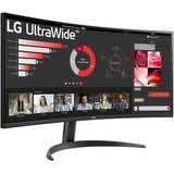 LG 34WR50QK-B computerskærm 86,4 cm (34") 3440 x 1440 pixel Wide Quad HD Sort, LED-skærm Sort, 86,4 cm (34"), 3440 x 1440 pixel, Wide Quad HD, 5 ms, Sort