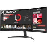 LG 34WR50QK, LED-skærm Sort