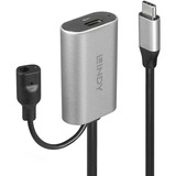 Lindy 43271 USB-kabel 5 m USB 3.2 Gen 1 (3.1 Gen 1) USB C Sort, Forlængerledning Sort, 5 m, USB C, USB C, USB 3.2 Gen 1 (3.1 Gen 1), 5000 Mbit/s, Sort