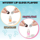 MGA Entertainment Yummiland Lip Gloss Doll Series 2- Mystery Chase 1 (Sprinkles/Ava Ice Cream), Dukke Minidukke, Hunstik, 4 År, 100 mm, Flerfarvet