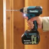 Makita Batteridrevet slagmomentnøgle DTD157Z, 18 Volt, Schlagskruemaskine Blå/Sort