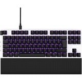 NZXT KB-1TKDE-WR tastatur USB QWERTZ Tysk Hvid, Gaming-tastatur Hvid/Sort, DE-layout, Gateron red, Tenkeyless (80 - 87%), USB, Mekanisk, QWERTZ, LED, Hvid