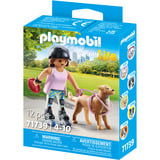PLAYMOBIL My Life Inlinerin med Retriever, Bygge legetøj 