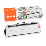Peach PB200-70 limindbindingsmaskine 300 ark 60 sek./side Hvid, Binde maskine Hvid/Orange, 300 ark, 60 sek./side, Hvid, 1,5 cm, 180 sek./side, 80 g/m²