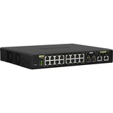 QNAP QSW-M2116P-2T2S netværksswitch Administreret L2 2.5G Ethernet Strøm over Ethernet (PoE) Sort Administreret, L2, 2.5G Ethernet, Fuld duplex, Strøm over Ethernet (PoE), Stativ-montering
