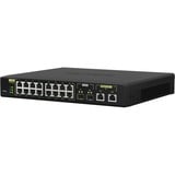 QNAP QSW-M2116P-2T2S netværksswitch Administreret L2 2.5G Ethernet Strøm over Ethernet (PoE) Sort Administreret, L2, 2.5G Ethernet, Fuld duplex, Strøm over Ethernet (PoE), Stativ-montering