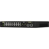 QNAP QSW-M2116P-2T2S netværksswitch Administreret L2 2.5G Ethernet Strøm over Ethernet (PoE) Sort Administreret, L2, 2.5G Ethernet, Fuld duplex, Strøm over Ethernet (PoE), Stativ-montering