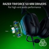 Razer Blackshark V2 X til Xbox, Gaming headset Sort