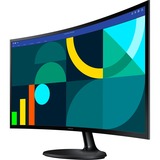 SAMSUNG S24D364GAU, LED-skærm Sort