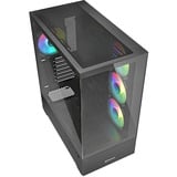 Sharkoon AK6 RGB, Towerkabinet Sort