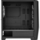 Sharkoon ELITE SHARK TG7M RGB Sort, Towerkabinet Sort, PC, Sort, ATX, EATX, micro ATX, Mini-ITX, Spil, Flere, Kabinet faner