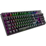 Sharkoon SKILLER SGK20, Gaming-tastatur Sort, DE-layout, Huano Red